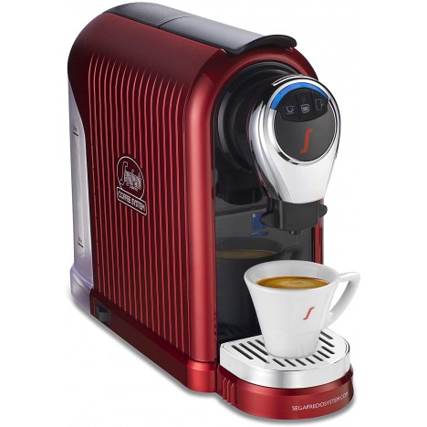Machine à Café SEGAFREDO - 1260 Watts - 0.7 Litres - Rouge (Espresso-1-Plus)