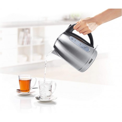 Bouilloire électrique PRINCESS - 2200 Watts - 1,7 Litres - Inox (236018)