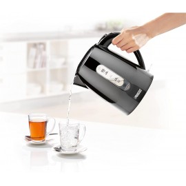 Bouilloire électrique PRINCESS - 2200 Watts - 1,7 Litres - Noir (236017) Bouilloire électrique PRINCESS - 2200 Watts - 1,7 Litres - Noir (236017)