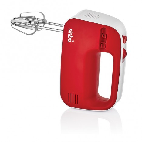 Batteur à Main SINBO 350 Watt Rouge (SMX 2733) Batteur à Main SINBO 350 Watt Rouge (SMX 2733)
