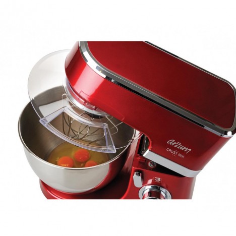 Robot Pétrin ARZUM - 3 En 1 - 1000 Watts - 4.5 Litres - Rouge (AR1069)