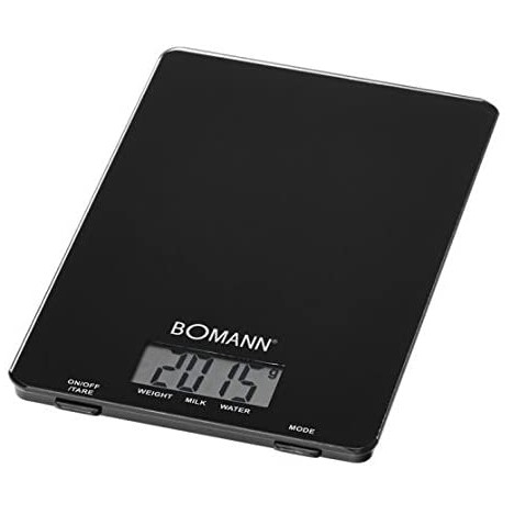 Balance de Cuisine BOMANN avec Ecran LCD 5 KG - Noir (KW1515CB) Balance de Cuisine BOMANN avec Ecran LCD 5 KG - Noir (KW1515CB)