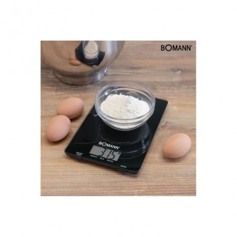 Balance de Cuisine BOMANN avec Ecran LCD 5 KG - Noir (KW1515CB) Balance de Cuisine BOMANN avec Ecran LCD 5 KG - Noir (KW1515CB)