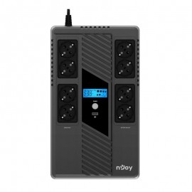 Onduleur NJOY Token 800 In-Line 800VA/480W - Noir Onduleur NJOY Token 800 In-Line 800VA/480W - Noir