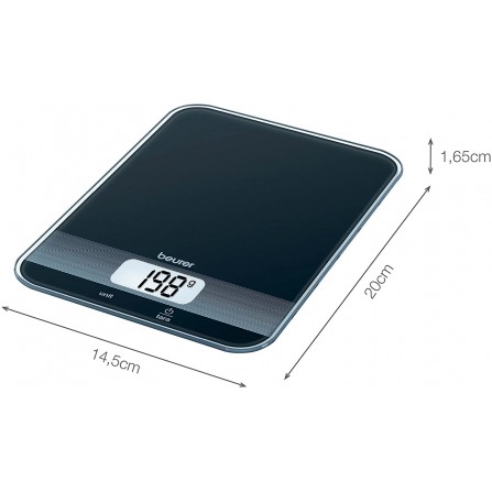 Balance de Cuisine BEURER 5 KG - Noir (KS19-Noir) 2