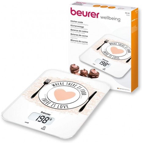 Balance de Cuisine BEURER - 5 KG (KS19-Love) Balance de Cuisine BEURER - 5 KG (KS19-Love)
