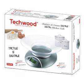 Balance de Cuisine TECHWOOD électronique 5 KG - Gris (TPA-560)
