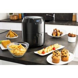 Friteuse MOULINEX EASY FRY Digital 1500 Watts - 8 Fonctions - Noir (EZ401810) Friteuse MOULINEX EASY FRY Digital 1500 Watts - 8 Fonctions - Noir (EZ401810)