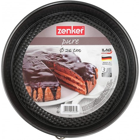 Moule à Gâteau ZENKER 26 Cm Pure - Noir (3963) Moule à Gâteau ZENKER 26 Cm Pure - Noir (3963)