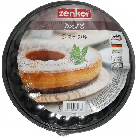 Moule à Gâteau ZENKER 24 Cm Pure - 2 Fonds - Noir (3966) 2