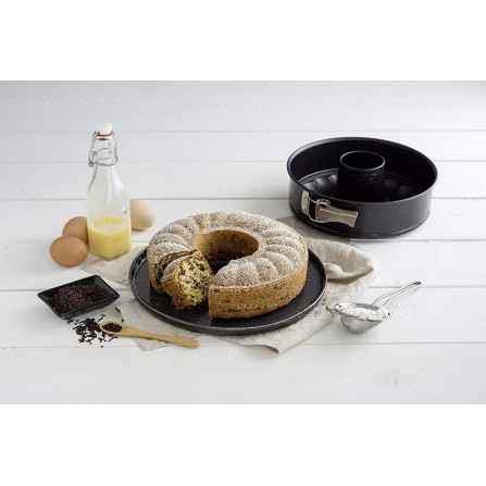 Moule à Gâteau ZENKER 28 Cm Pure - 2 Fonds - Noir (3968) 2