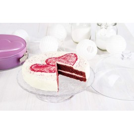 Moule à Gâteau ZENKER 26 Cm - Fonds Plat + 2 Motifs - Rose (7478) Moule à Gâteau ZENKER 26 Cm - Fonds Plat + 2 Motifs - Rose (7478)