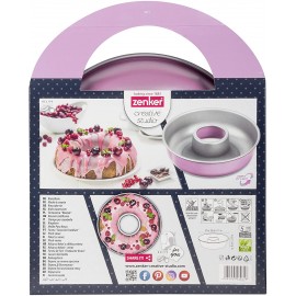 Moule à Savarin ZENKER Forme Rond 28 CM - Rose (7471) Moule à Savarin ZENKER Forme Rond 28 CM - Rose (7471)
