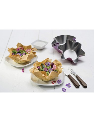 Moules Aumonière ZENKER x4 - Rose Moules Aumonière ZENKER x4 - Rose
