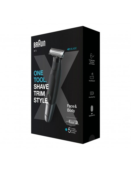 Rasoir-Tondeuse BRAUN - Hybride Series X - Noir (XT5100)
