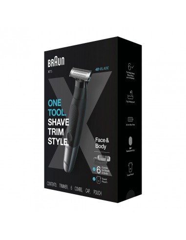 Rasoir-Tondeuse BRAUN - Hybride Series X - Noir (XT5200)