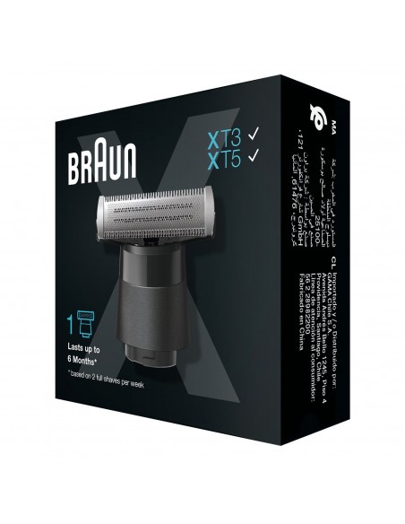 Lame de Rechange BRAUN Pour Rasoir-Tondeuse Serie X - Noir (XT10) Lame de Rechange BRAUN Pour Rasoir-Tondeuse Serie X - Noir (XT10)