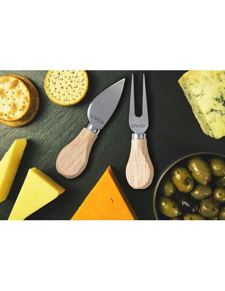 Plateau à Fromage LIVOO Pivotant - Bois (MEN28)