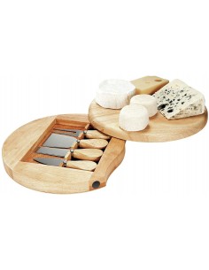 Plateau à Fromage LIVOO Pivotant - Bois (MEN28)