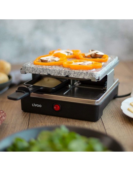 Appareil à Raclette LIVOO 4 Personnes 1200 Watts - Noir (DOC242) Appareil à Raclette LIVOO 4 Personnes 1200 Watts - Noir (DOC242)
