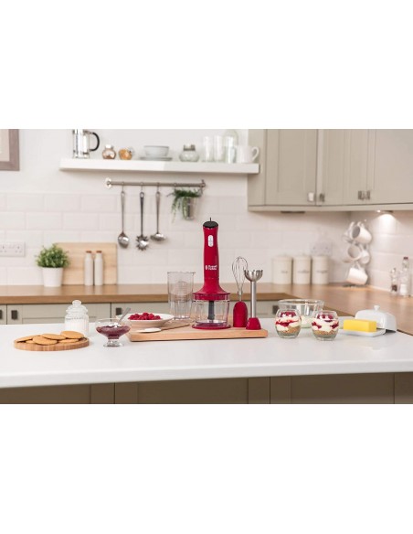 Mixeur 3en1 RUSSELL HOBBS 500 Watts - Rouge (24700-56)