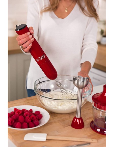 Mixeur 3en1 RUSSELL HOBBS 500 Watts - Rouge (24700-56)