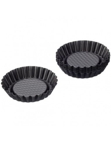 Lot de 6 Moules à Tartelettes ZENKER 10 CM Lot de 6 Moules à Tartelettes ZENKER 10 CM