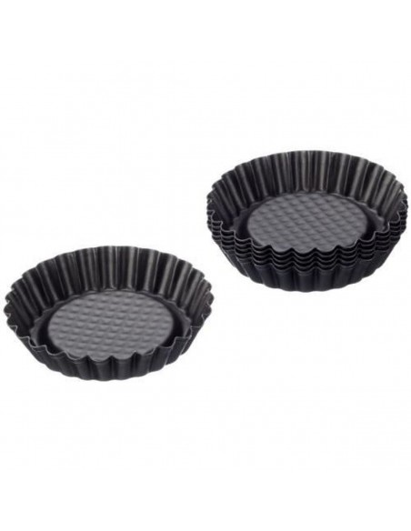 Lot de 6 Moules à Tartelettes ZENKER 10 CM Lot de 6 Moules à Tartelettes ZENKER 10 CM