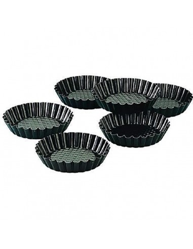 Lot de 6 Moules à Tartelettes ZENKER 10 CM Lot de 6 Moules à Tartelettes ZENKER 10 CM