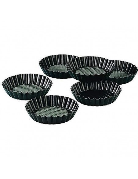 Lot de 6 Moules à Tartelettes ZENKER 10 CM Lot de 6 Moules à Tartelettes ZENKER 10 CM