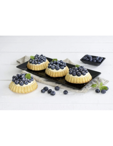 Lot de 6 Moules à Tartelettes ZENKER 10 CM Lot de 6 Moules à Tartelettes ZENKER 10 CM