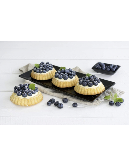 Lot de 6 Moules à Tartelettes ZENKER 10 CM Lot de 6 Moules à Tartelettes ZENKER 10 CM