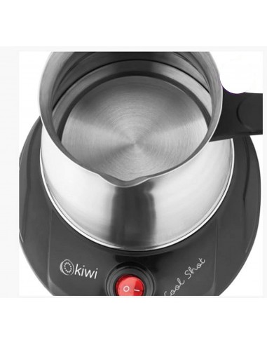 Machine à Café Turque KIWI Sans Fil - 6 Tasses - Inox (KCM-7512)