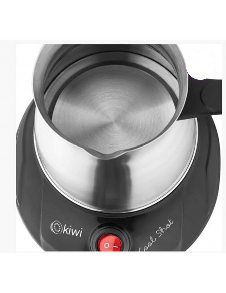 Machine à Café Turque KIWI Sans Fil - 6 Tasses - Inox (KCM-7512)