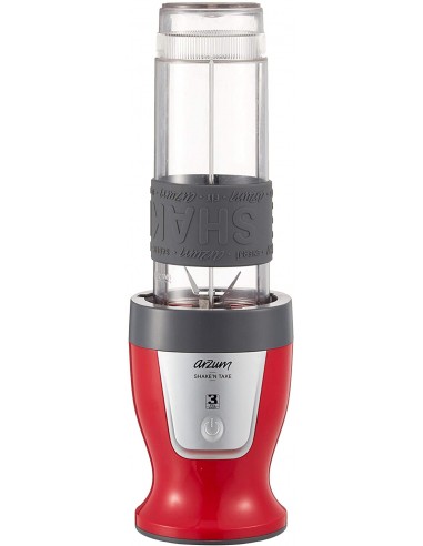 Blender ARZUM Shake'take 300 Watts - 0.57 L - Rouge (AR1032RED) Blender ARZUM Shake'take 300 Watts - 0.57 L - Rouge (AR1032RED)