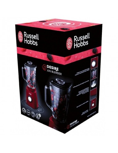 Blender RUSSELL HOBBS - 750 Watts 1,5 Litres - Rouge (18996-56)