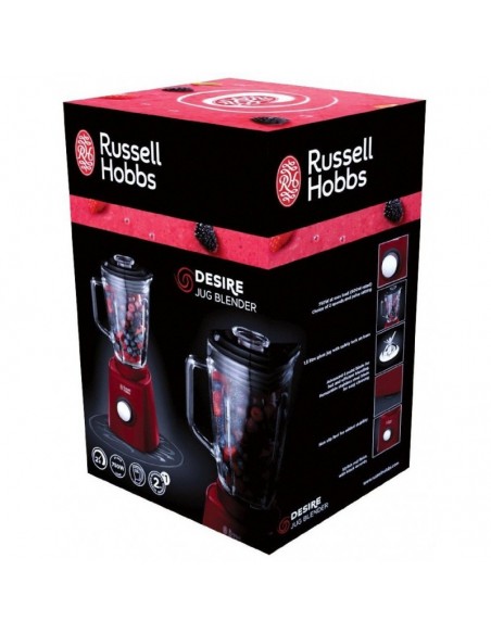 Blender RUSSELL HOBBS - 750 Watts 1,5 Litres - Rouge (18996-56)