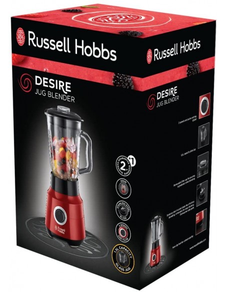 Blender RUSSELL HOBBS - 650 Watts - 1,5 Litres - Rouge (24720-56)
