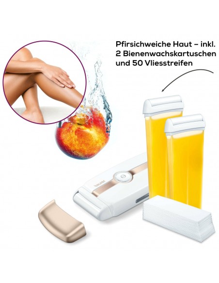 Epilateur à Cire BEURER Station de Chauffage - Blanc (HL40) Epilateur à Cire BEURER Station de Chauffage - Blanc (HL40)