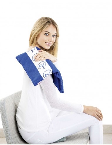 Coussin Chauffant Magnétique BEURER - Blanc & Bleu (HK63) Coussin Chauffant Magnétique BEURER - Blanc & Bleu (HK63)