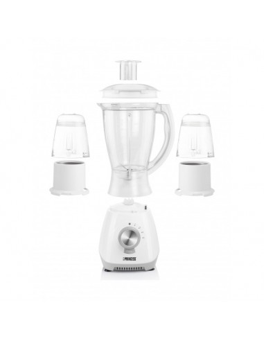 Blender + 2 Moulins PRINCESS 430 Watts - 1,5 Litres - Blanc (212073) Blender + 2 Moulins PRINCESS 430 Watts - 1,5 Litres - Blanc (212073)