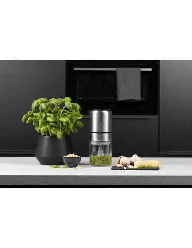 Mini Blender-Hachoir PRINCESS 0,5 Litres 350 Watts - Inox/Brossé (221080) Mini Blender-Hachoir PRINCESS 0,5 Litres 350 Watts - Inox/Brossé (221080)