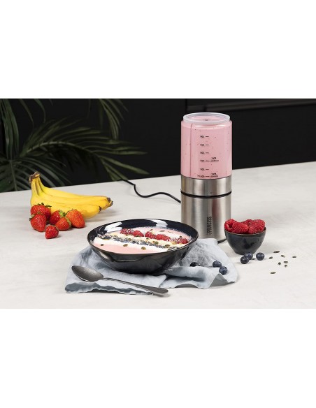 Mini Blender-Hachoir PRINCESS 0,5 Litres 350 Watts - Inox/Brossé (221080) Mini Blender-Hachoir PRINCESS 0,5 Litres 350 Watts - Inox/Brossé (221080)