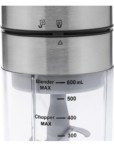 Mini Blender-Hachoir PRINCESS 0,5 Litres 350 Watts - Inox/Brossé (221080) Mini Blender-Hachoir PRINCESS 0,5 Litres 350 Watts - Inox/Brossé (221080)