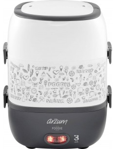 Boîte à Lunch ARZUM Moderne Foodie 270 Watts - Blanc (AR1073)