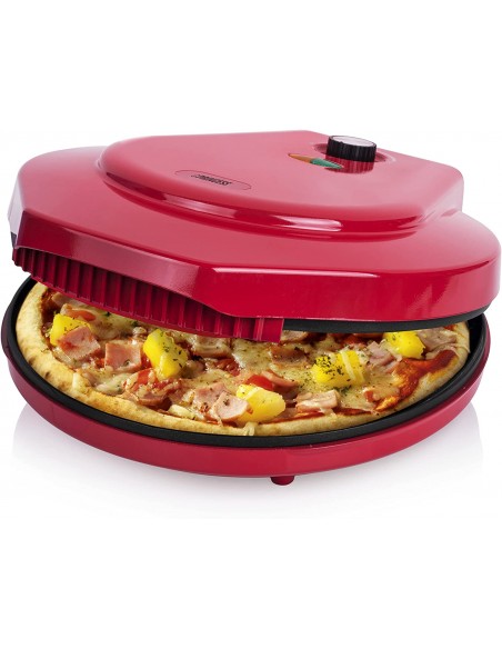 Four à Pizza PRINCESS Thermostat Réglable 1450 Watts - Rouge (115001) Four à Pizza PRINCESS Thermostat Réglable 1450 Watts - Rouge (115001)