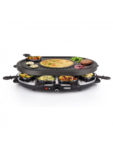 Appareil à Raclette PRINCESS 5en1- 1200 Watts - Noir (162700) Appareil à Raclette PRINCESS 5en1- 1200 Watts - Noir (162700)