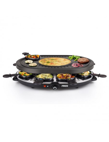 Appareil à Raclette PRINCESS 5en1- 1200 Watts - Noir (162700) Appareil à Raclette PRINCESS 5en1- 1200 Watts - Noir (162700)