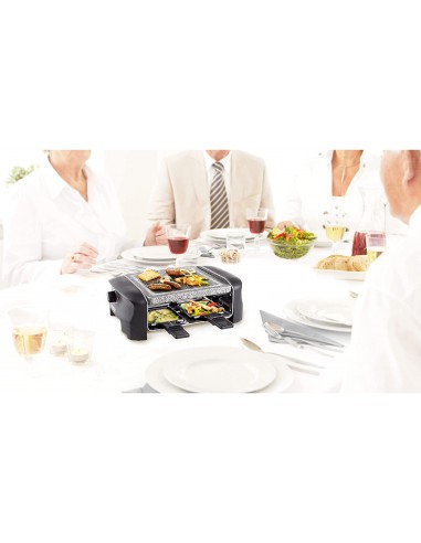 Appareil à Raclette PRINCESS 4 Stone Grill Party - 1600 Watts - Noir (162810) Appareil à Raclette PRINCESS 4 Stone Grill Party - 1600 Watts - Noir (162810)