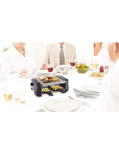 Appareil à Raclette PRINCESS 4 Stone Grill Party - 1600 Watts - Noir (162810) Appareil à Raclette PRINCESS 4 Stone Grill Party - 1600 Watts - Noir (162810)